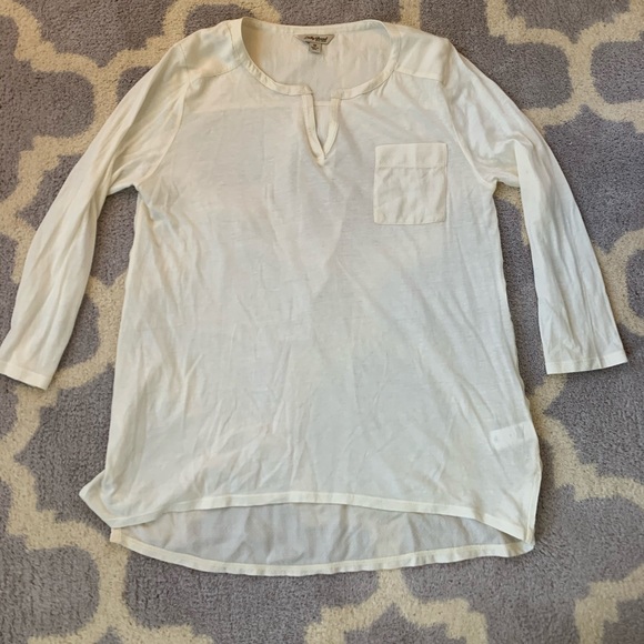 Lucky Brand cream colored top - Picture 1 of 2